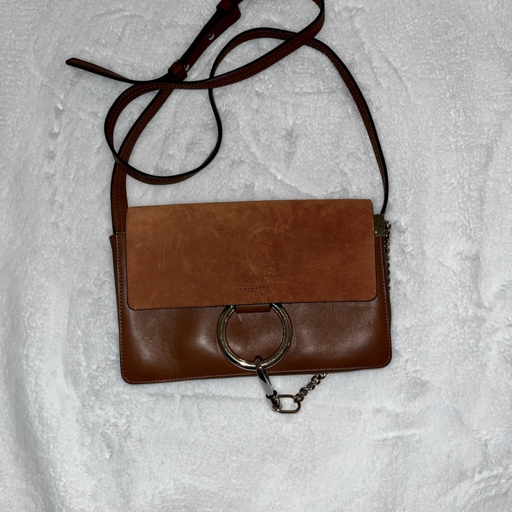 Brown/tan Chloé purse